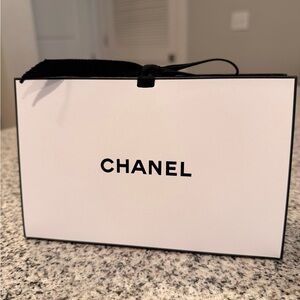 Chanel triangle gift bag packaging